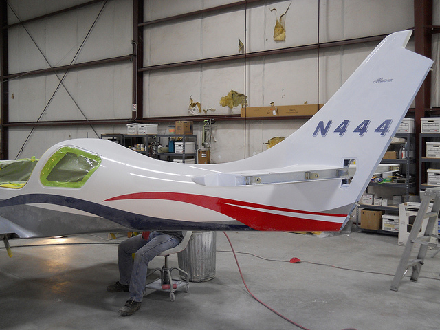 Steve Green Lancair Project painting